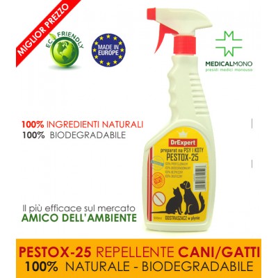 Spray repellente per cani e gatti, naturale - 500 ml