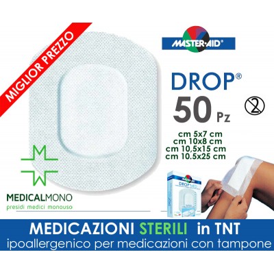 Drop Med medicazione sterile in tnt - 50 pezzi