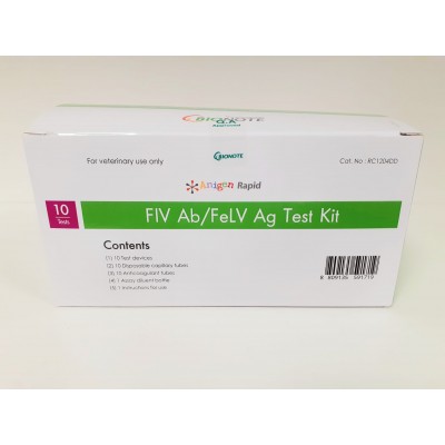 FIV Ab/FeLV Ag test kit - 10 Test