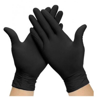 Guanti in nitrile Foreal Black - 100 pezzi