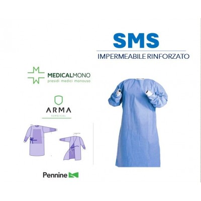 Camice chirurgico ARMA SMS Reinforced STERILE  - Tg. L