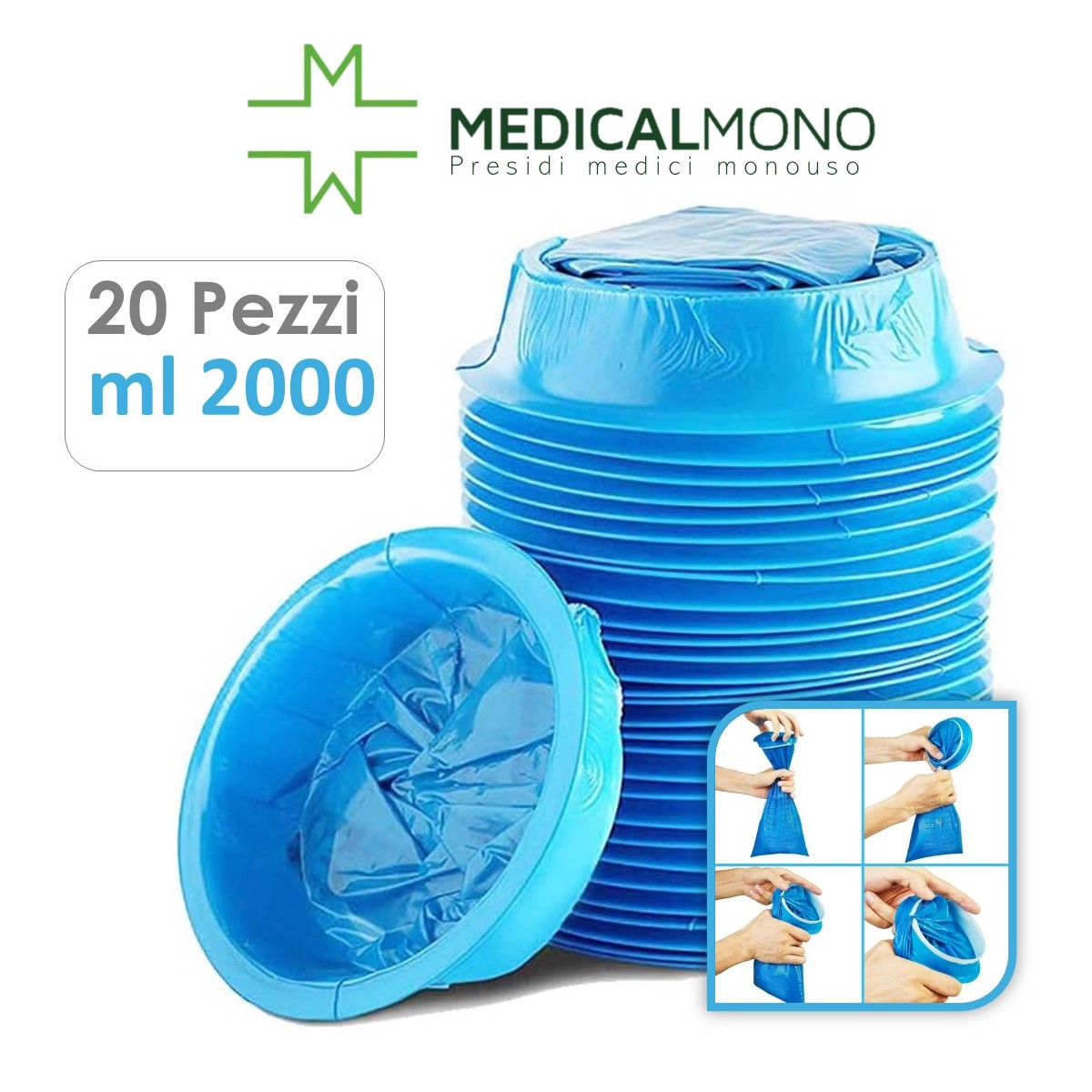 Sacchetto vomito 2000 ml - pz 20