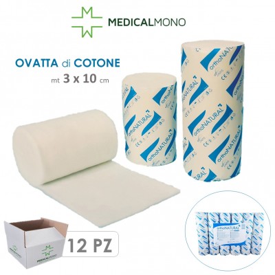 Ovatta elastica orthoNATURAL 10cm x 3m - 12 pz