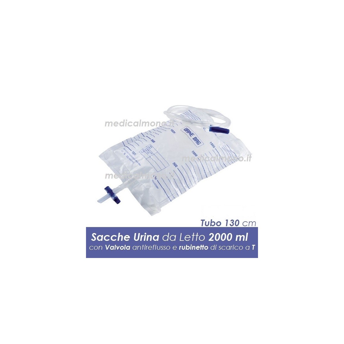 Sacche raccolta urine - 2000 ml