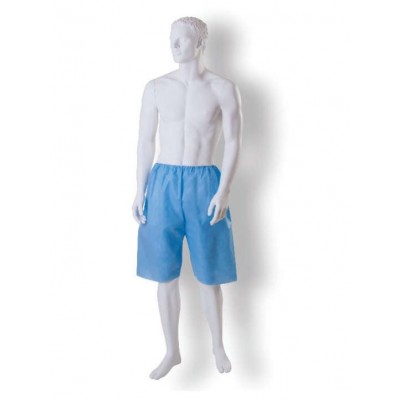 Pantaloni colonscopia in sms 35g Colore azzurro, Taglia unica - 10 pz