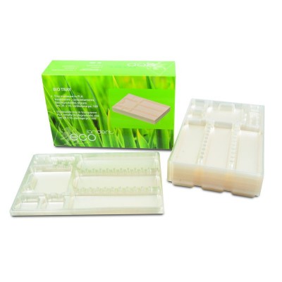 Vassoio trasparente BIO TRAY - 100 pz