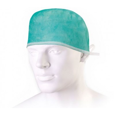Cappellino chirurgico TOM con lacci TNT PP-20gr 100 pz
