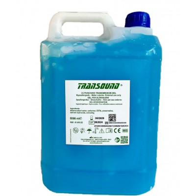 Gel "TRANSOUND®" per ultrasuoni 5 kg colore BLU