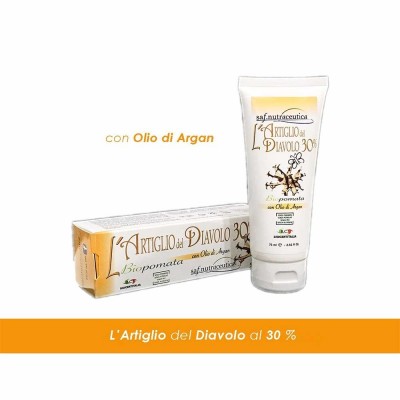 Crema bio-pomata Artiglio del Diavolo 30% con olio di Argan - 75ml