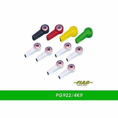 Adattatore con presa femmina 4 mm e attacco a clip - 10 pezzi