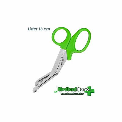 Forbici Lister in acciaio con manico in plastica - 18 cm