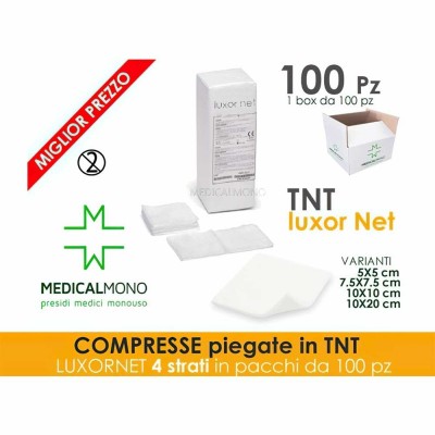 Compresse TNT Luxor net - 4 strati - 100 pezzi