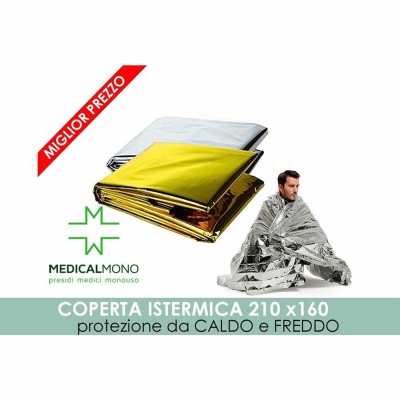 Coperta isotermica oro / argento