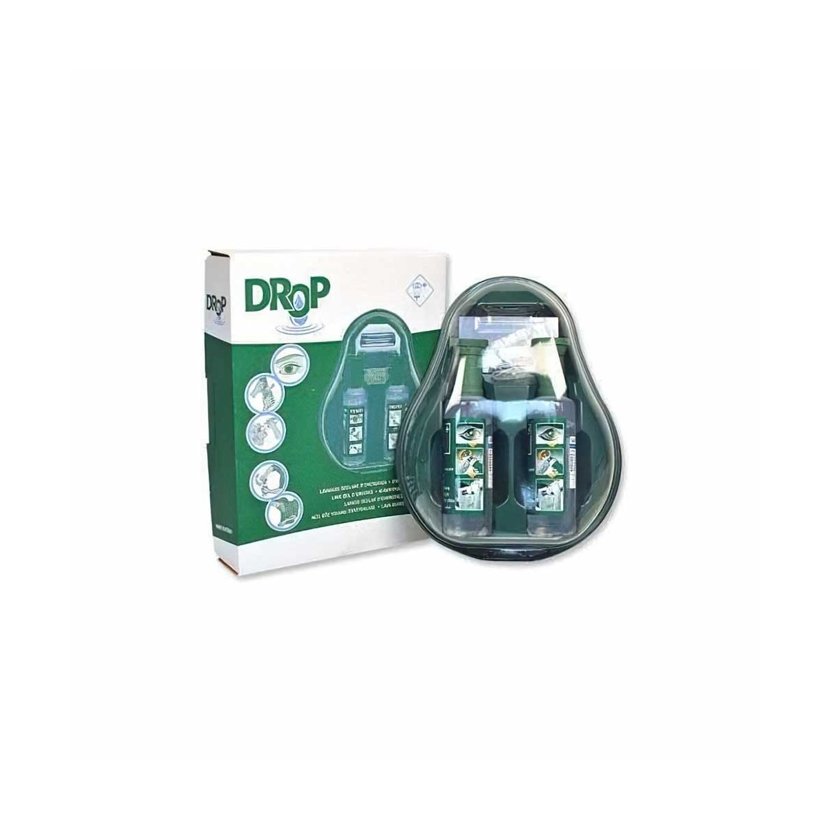 Drop stazione oculare - 2 soluzioni saline da 500ml