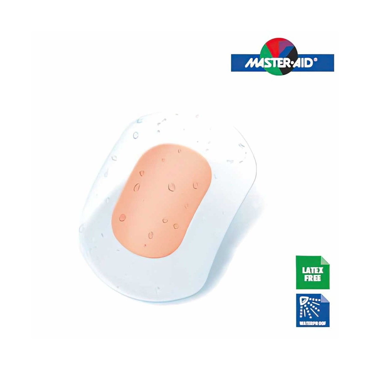 Master Aid Cutiflex medicazione adesiva impermeabile - 50 pezzi