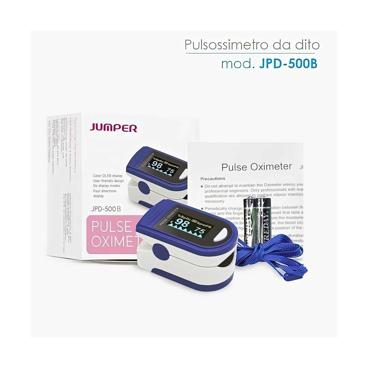 Saturimetro da dito - Jumper CE 0482